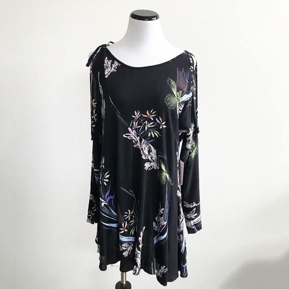 Free People Dresses & Skirts - Free People : Clear Skies Cold Shoulder Tunic NWT